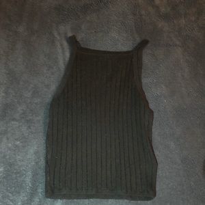 Black Halter Top